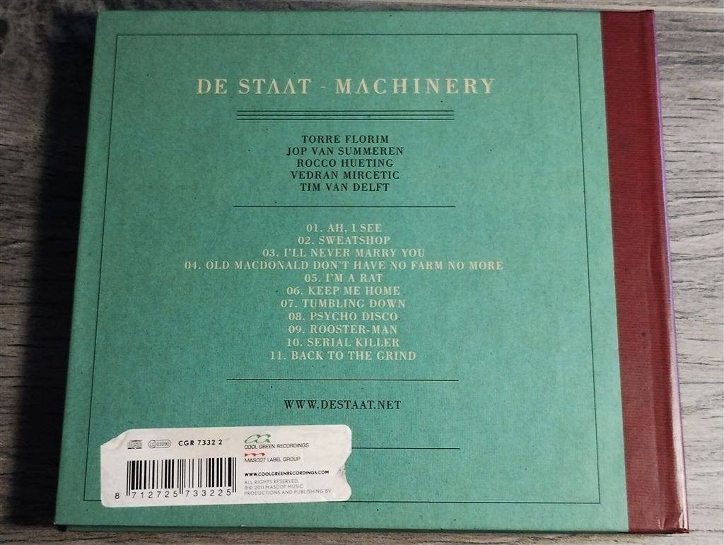 De Staat ‎– Machinery [Digibook], Ophalen of Verzenden, Zo goed als nieuw, Poprock