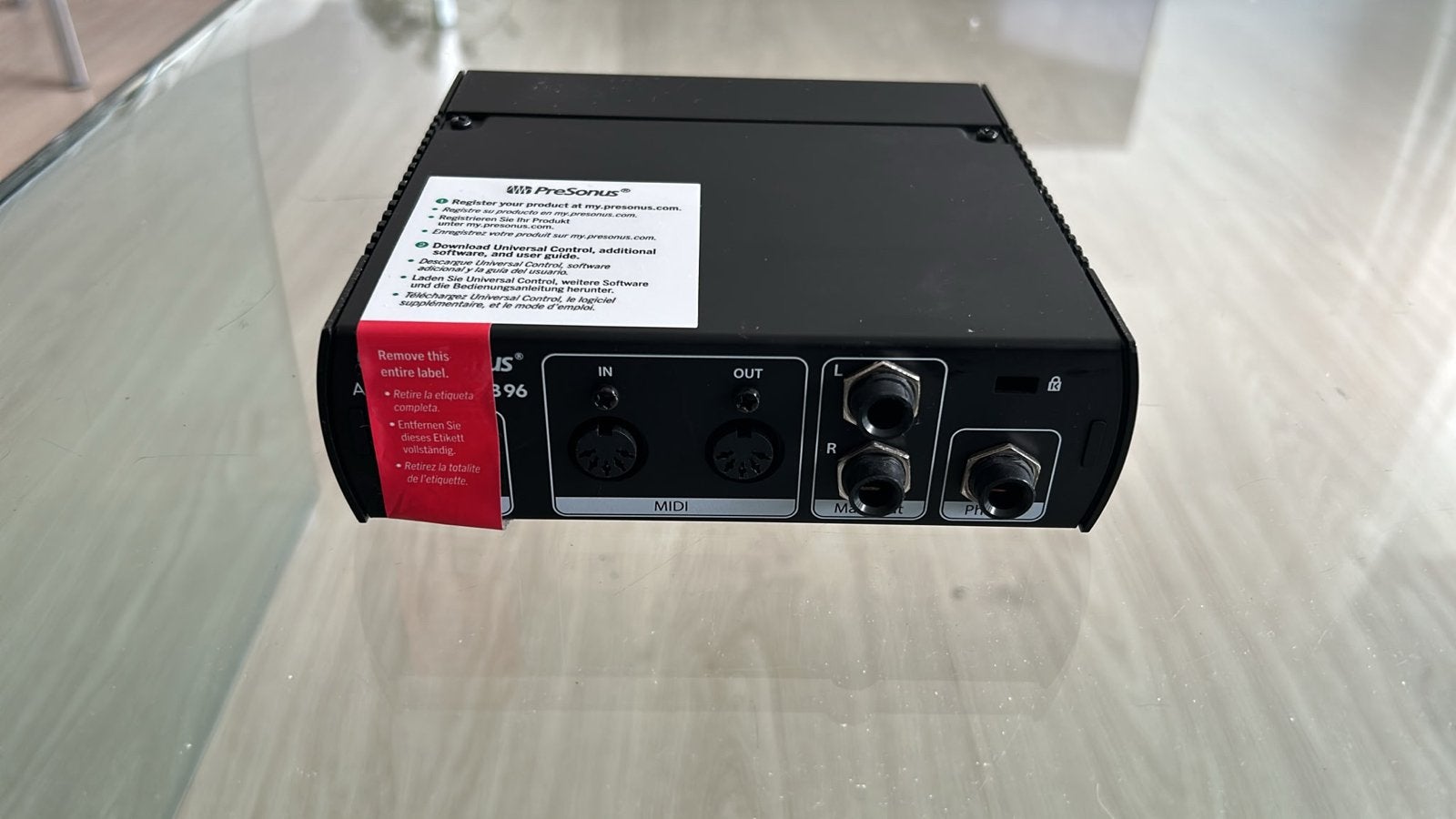 Presonus AudioBox USB96 Audio Interface, Verzenden, Zo goed als nieuw, Minder dan 5 kanalen, Microfooningang