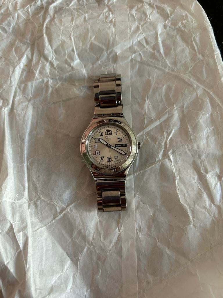 Swatch Irony polshorlogo, Staal, Staal, Polshorloge, Swatch