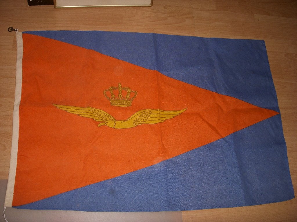 OUDE stoffen vlag Koninklijke Luchtmacht luchtmacht, Ophalen of Verzenden, Luchtmacht, Nederland, Overige typen