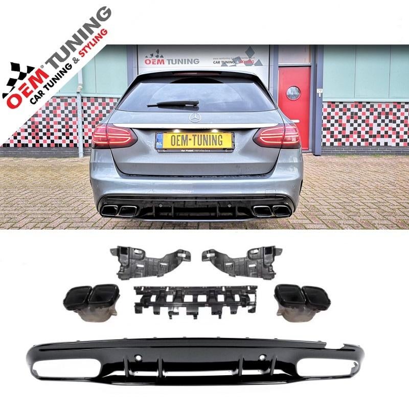 Diffuser geschikt voor C-Klasse W205 | C63 AMG Style |, Auto diversen, Tuning en Styling, Ophalen of Verzenden
