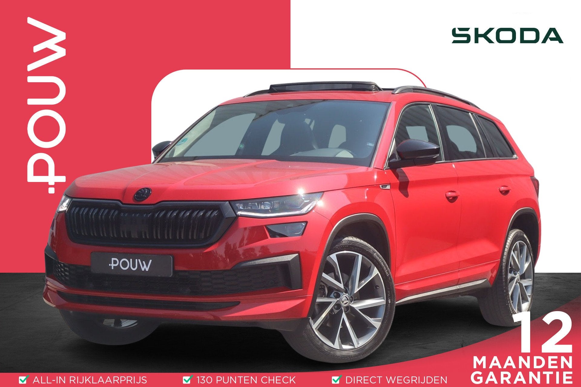 Skoda Kodiaq 1.5 TSI 150pk DSG Sportline Business 7p. | Pano