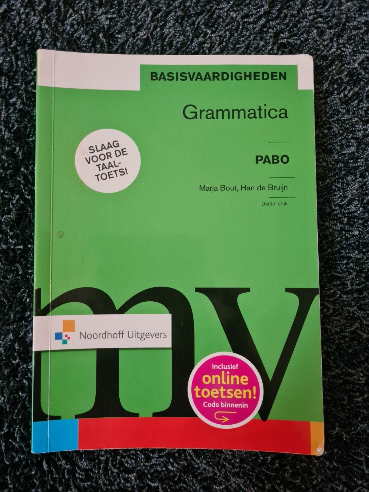 Grammatica PABO - Basisvaardigheden (incl. online toetsen), Boeken, Studieboeken en Cursussen, Ophalen of Verzenden, Zo goed als nieuw