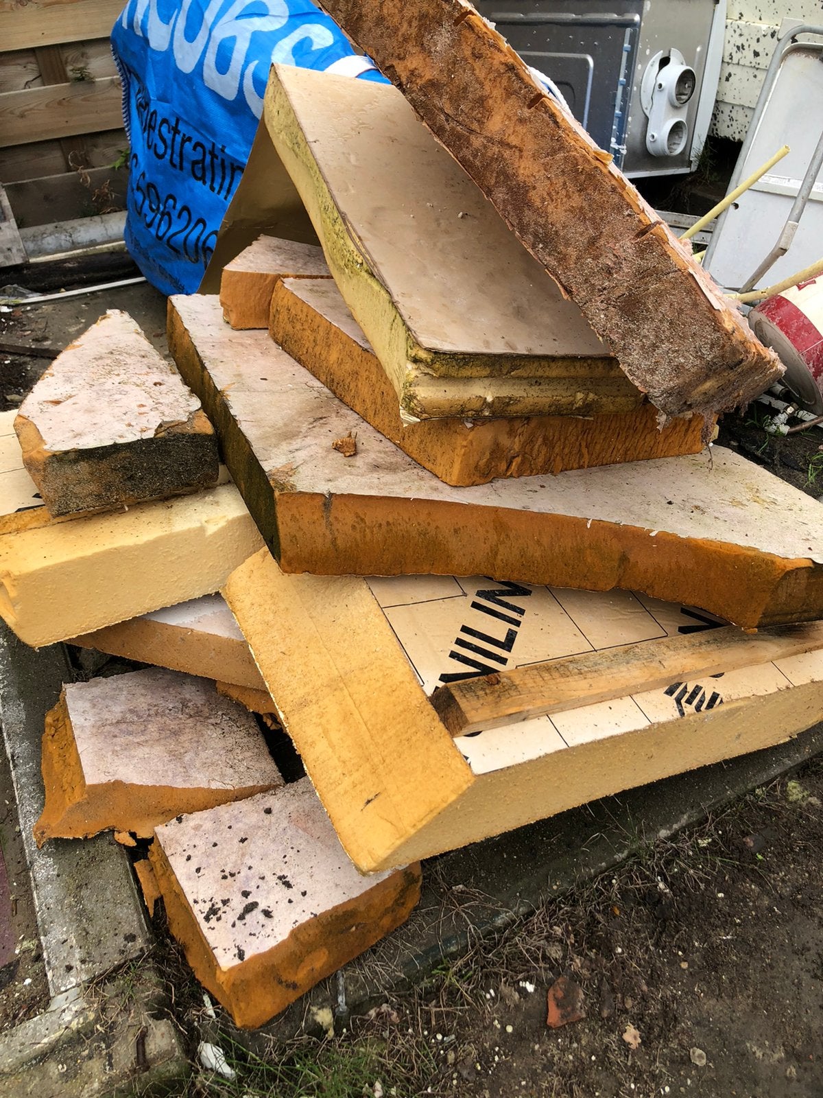 Pirplaten stukken zsm ophalen, Ophalen, Overige materialen, 4 tot 8 cm, Gebruikt