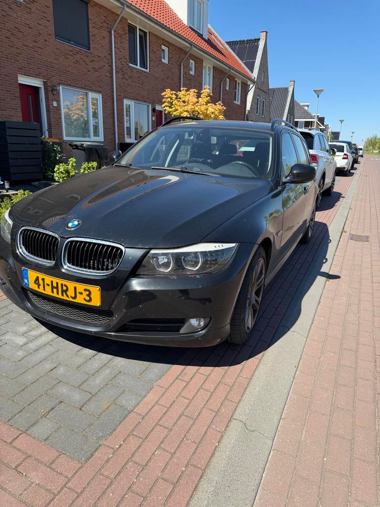 BMW 3-Serie 2.0 I 320 Touring 125KW 2009 Zwart, Auto's, Euro 5, 1995 cc, Zwart, 4 cilinders
