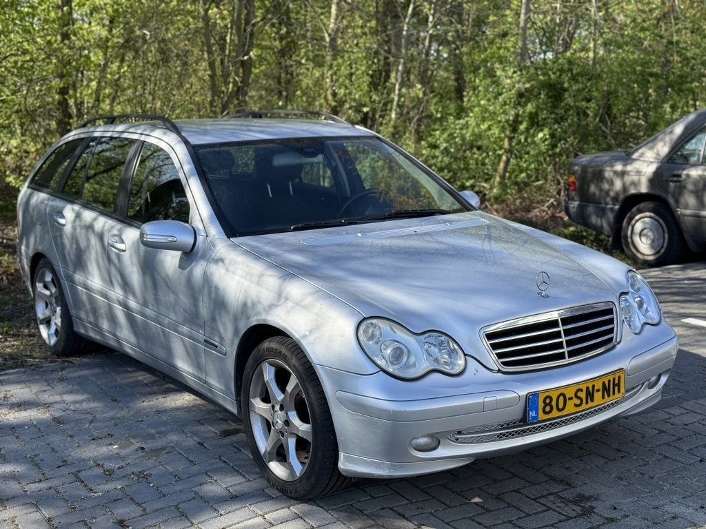 Mercedes-Benz C-Klasse Combi 200 CDI Sport Edition AUTOMAAT, Auto's, Automaat, Stof, Gebruikt, Zwart