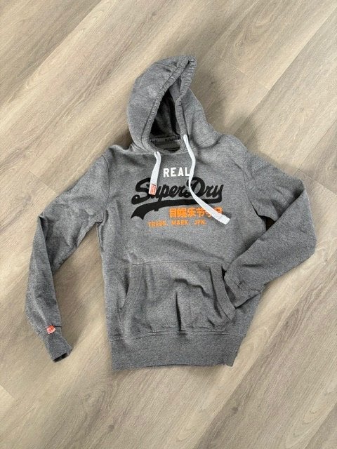 Grijze Hoodie van het merk SuperDry, Ophalen of Verzenden, Zo goed als nieuw, Superdry, Meerkleurig