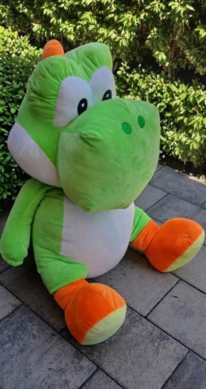 Yoshi – Super Mario Bros Pluche Knuffel XXL 90 cm, Ophalen, Zo goed als nieuw