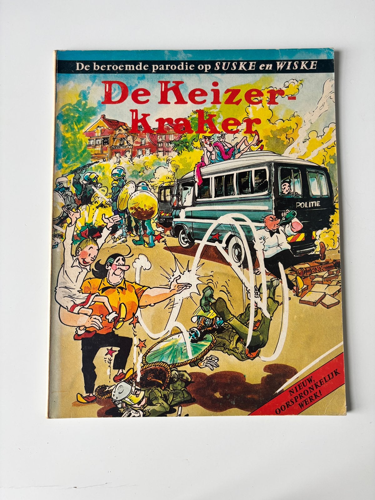 De Keizer-Kraker – Suske & Wiske parodie – Activa Press 1982, Eén stripboek, Ophalen of Verzenden, Zo goed als nieuw