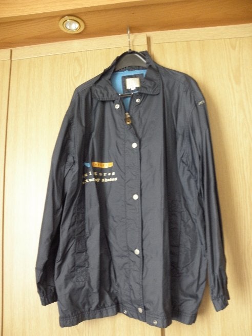 Blauwe vintage 'regen' jas LAPAGAYO my 176 S 36 nieuwstaat, Lapagayo, Meisje, Ophalen of Verzenden, Zo goed als nieuw