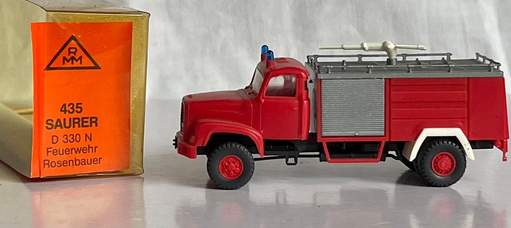 Roskopf 435: Saurer D330N brandweer Rosenbauer, Ophalen of Verzenden, Gebruikt, Bus of Vrachtwagen