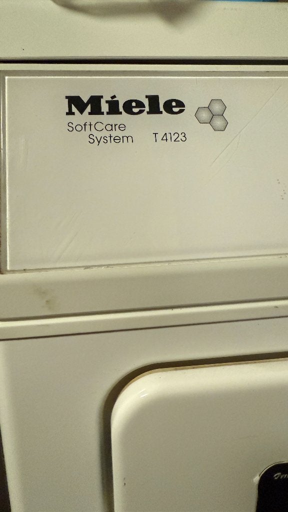 miele softcare system T4123 en W2521, Ophalen, Wolprogramma, 6 tot 8 kg, Gebruikt