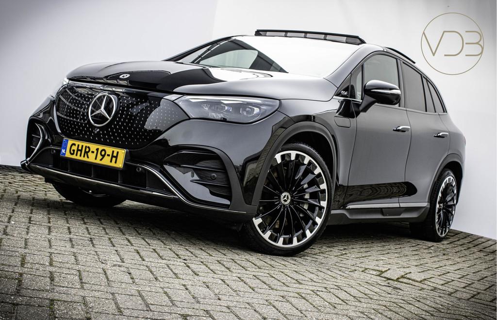 Mercedes-Benz EQE SUV 500 4Matic Sport BTW 96 kWh Hyperscree, Auto's, Mercedes-Benz, Zwart, 537 km, Zwart, Automatische klimaatregeling