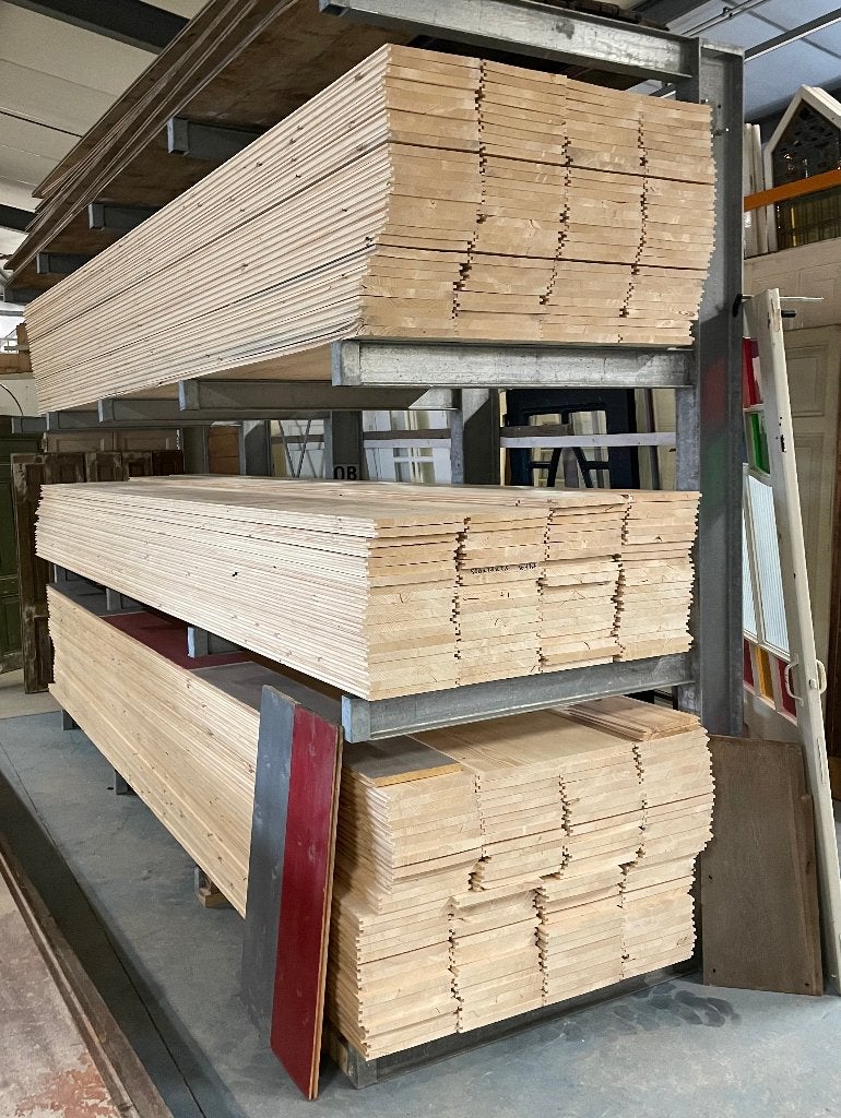 Vurenplanken nieuw 5 meter lang, 28 cm breed en 25 mm dik., Ophalen, Minder dan 25 mm, Nieuw, Plank