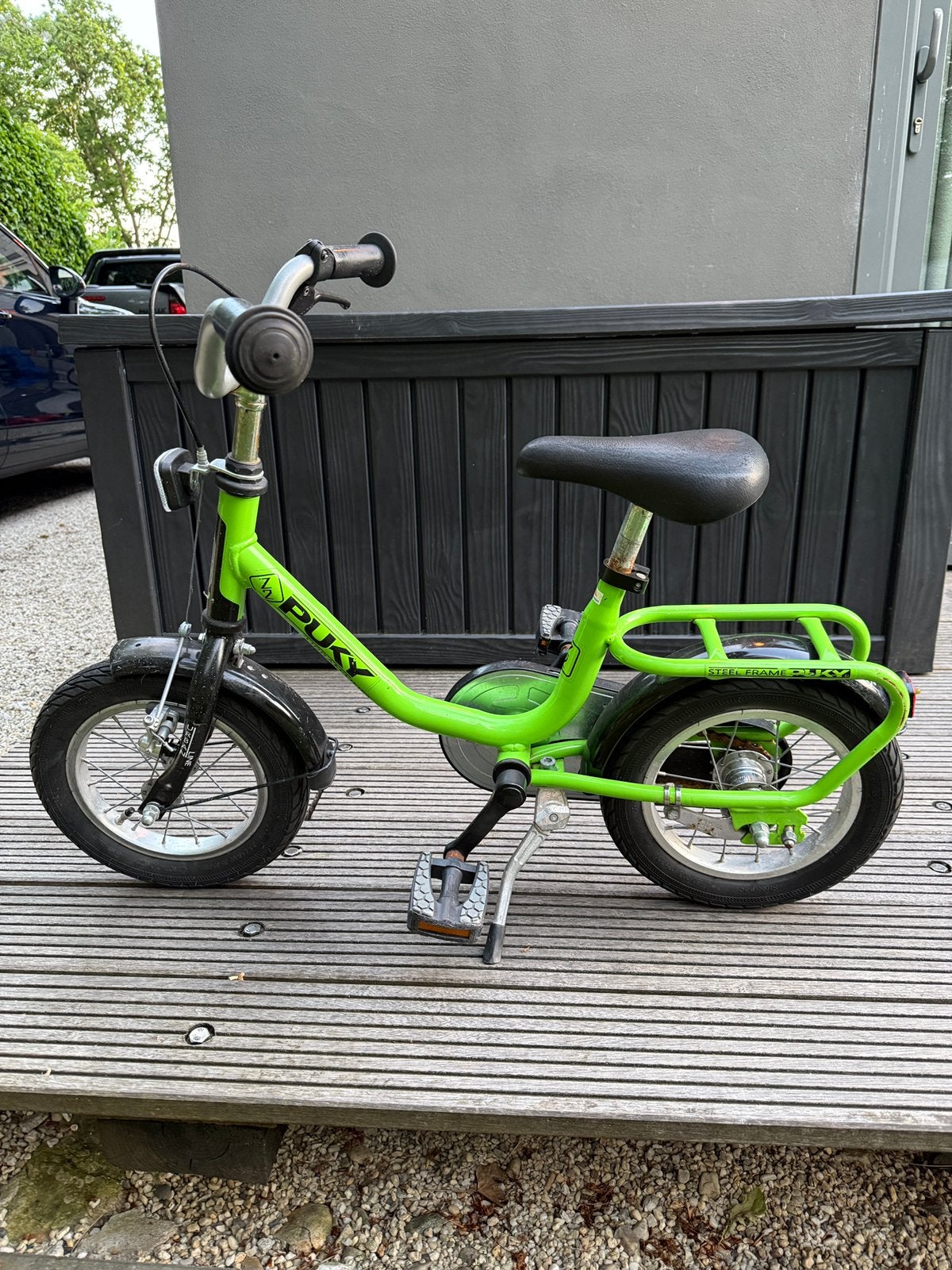 Puky kinderfiets 12 inch, Fietsen en Brommers, Fietsen | Kinderfietsjes, Ophalen, Gebruikt, Minder dan 16 inch, Zijwieltjes