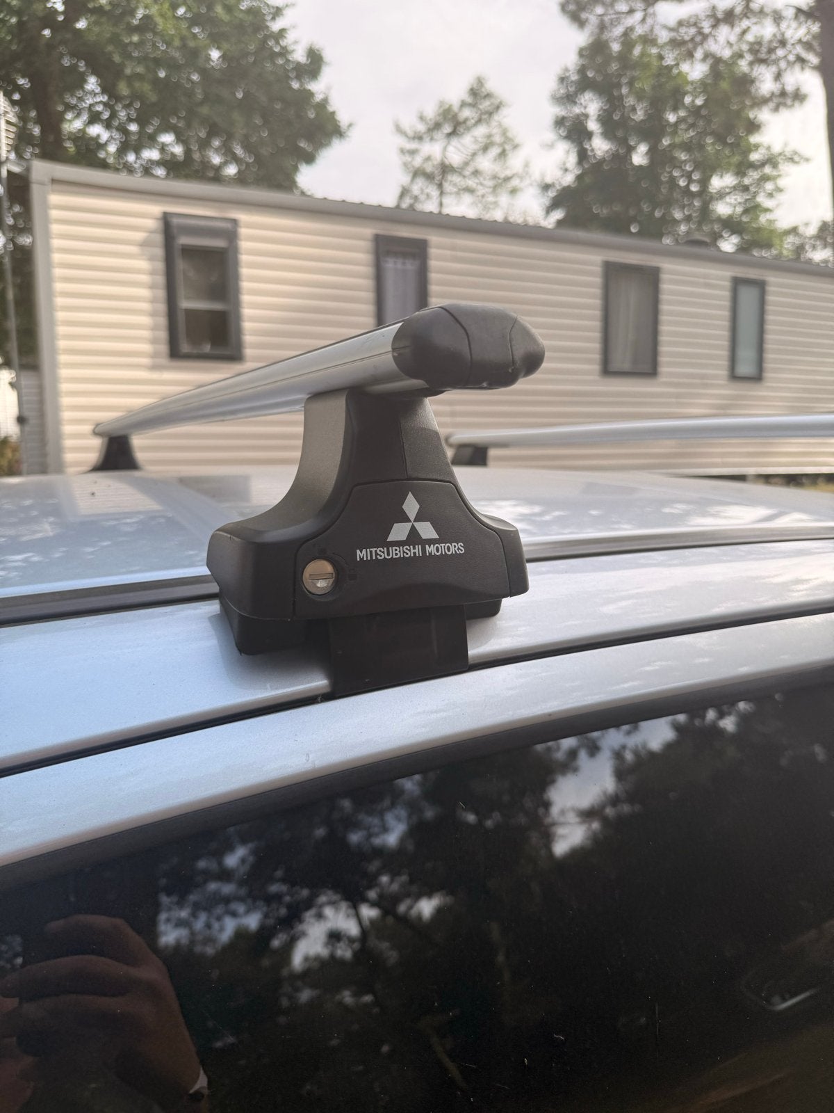 Originele Mitsubishi Motors Dakdragerset Space Star, Auto diversen, Dakdragers, Ophalen, Zo goed als nieuw