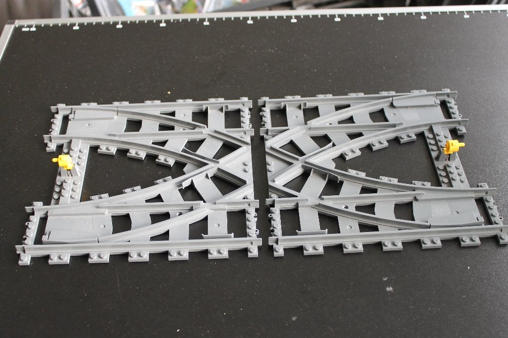 lego rails engelse wissel, Overige thema's, Lego, Ophalen of Verzenden, Zo goed als nieuw