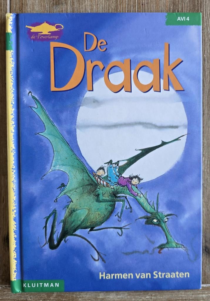 De Toverlamp - De draak - AVI 4 - Groep 4, Ophalen of Verzenden, Zo goed als nieuw, Harmen van Straaten, Fictie algemeen