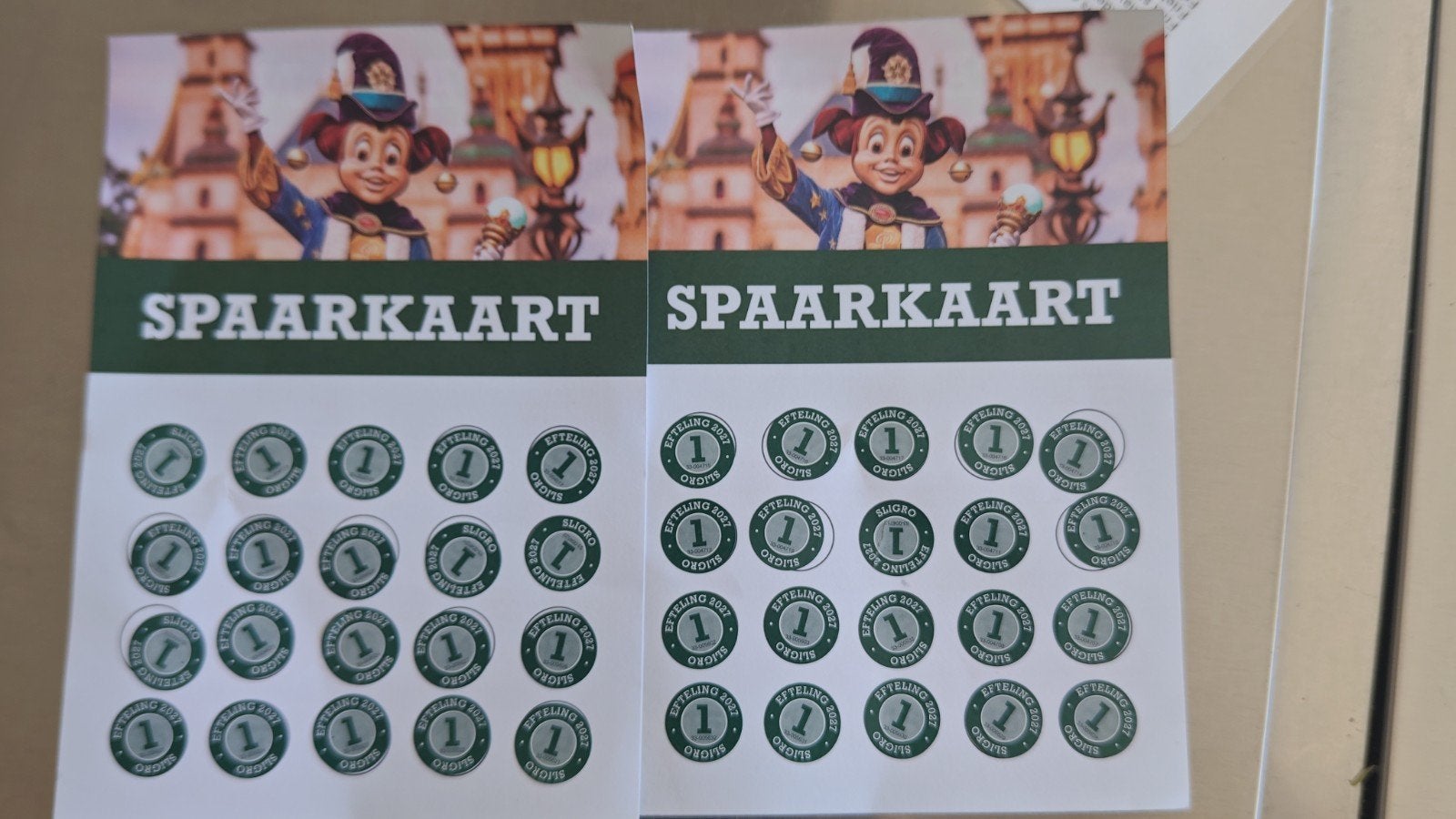 Efteling Sligro 10 of 16 januari sligro, Twee personen, Ticket of Toegangskaart