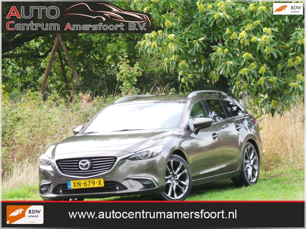 Mazda 6 Sportbreak 2.2D SkyActiv-D 175 GT-M ( INRUIL MOGELIJ, Auto's, Dealer onderhouden, 730 kg, Gebruikt, Euro 6