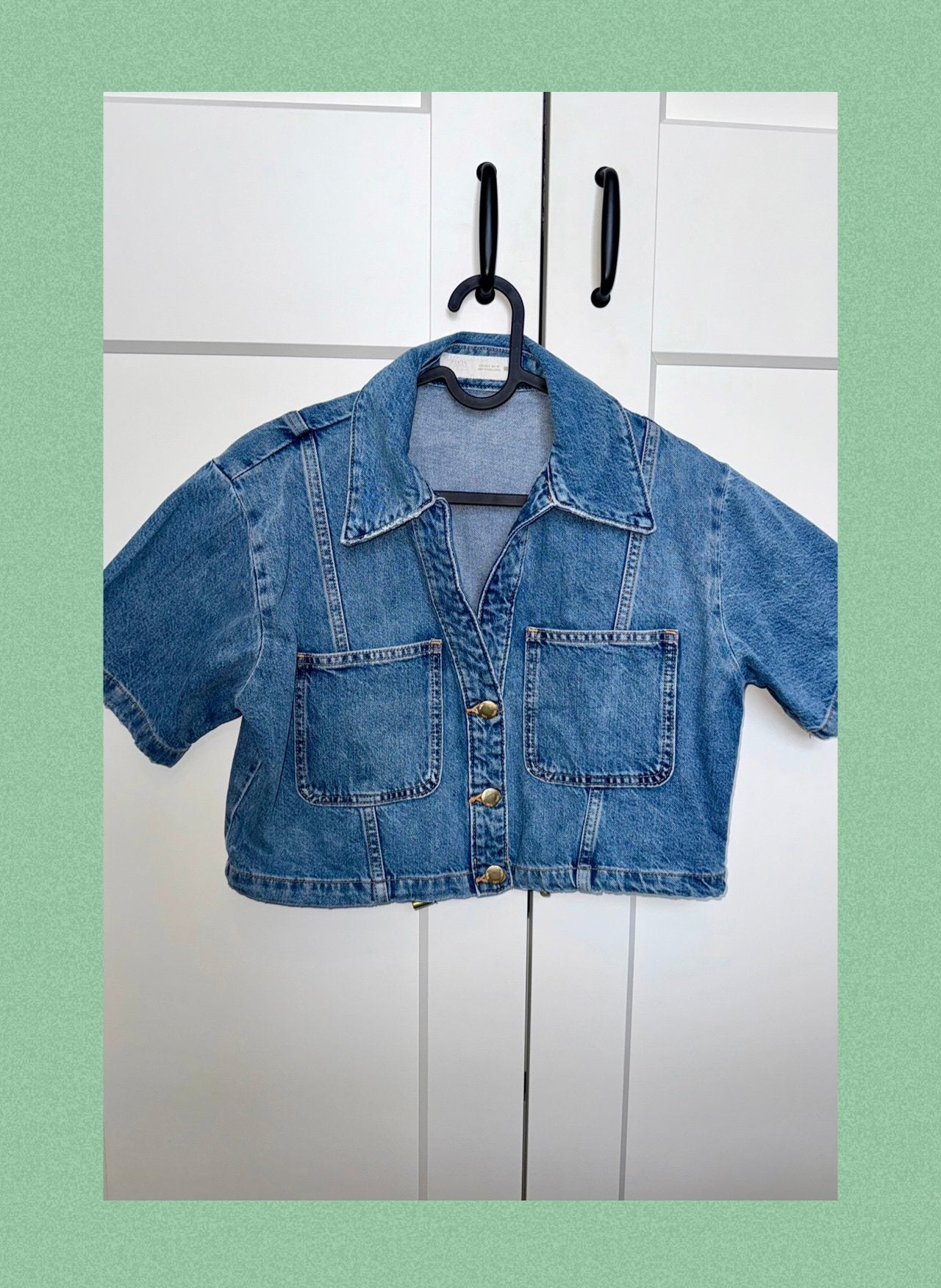 Zara denim blouse - maat S - spijkerstof - nieuw, Kleding | Dames, Blauw, Nieuw, Ophalen of Verzenden, Jasje