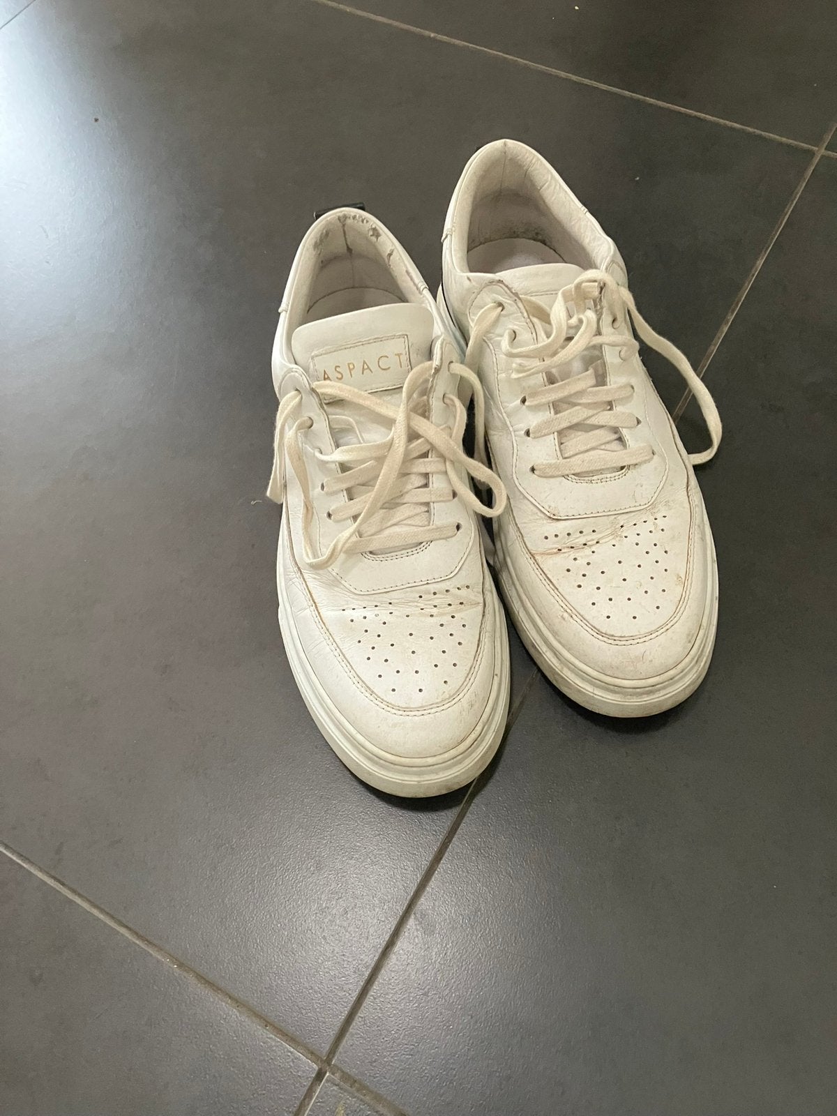 Aspact witte sneakers mt 41, Wit, Ophalen of Verzenden, Sneakers of Gympen, Gedragen