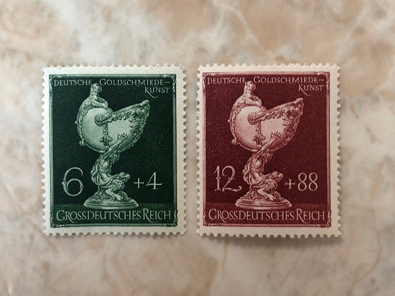 Deutsche Goldschmiede Kunst, Grossdeutsches Reich., Verzenden, Overige periodes, Postfris