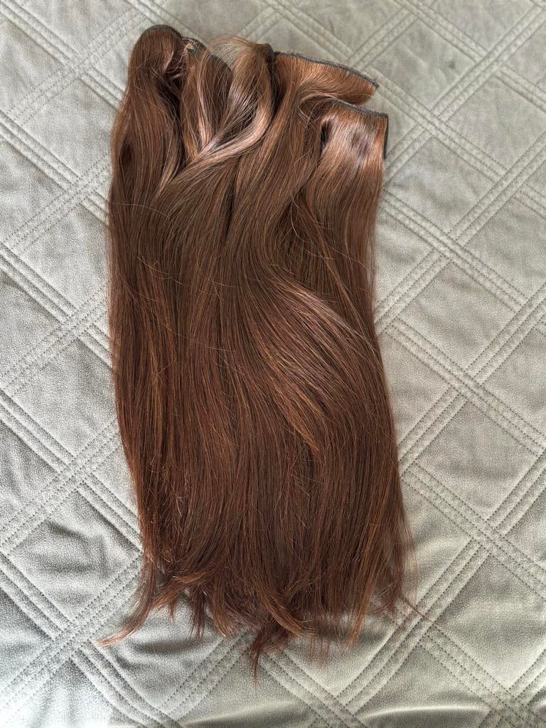 Mibella Hair Weave Extensions 20 inch - Coffee Brown, Ophalen of Verzenden, Zo goed als nieuw