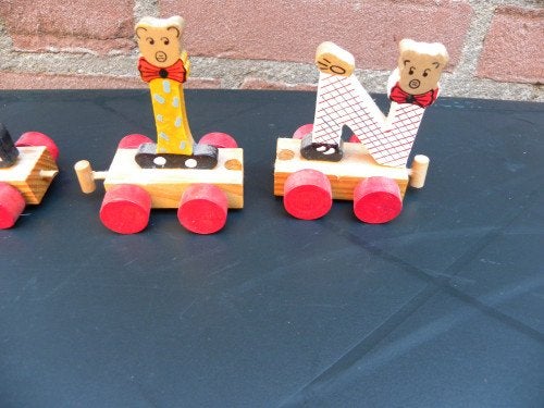 houten lettertrein n-i-e-l-s, Ophalen of Verzenden, 'T Olde Gre-j, Info@toldegrej.nl, Endepoelstraat 20f Didam
