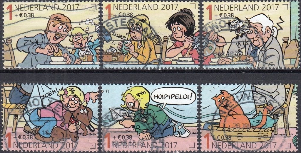 Nederland 10.09.3- 2017- Kinderpostzegels- Jan Jans- G, Postzegels en Munten, Postzegels | Nederland, Verzenden, Na 1940, Gestempeld