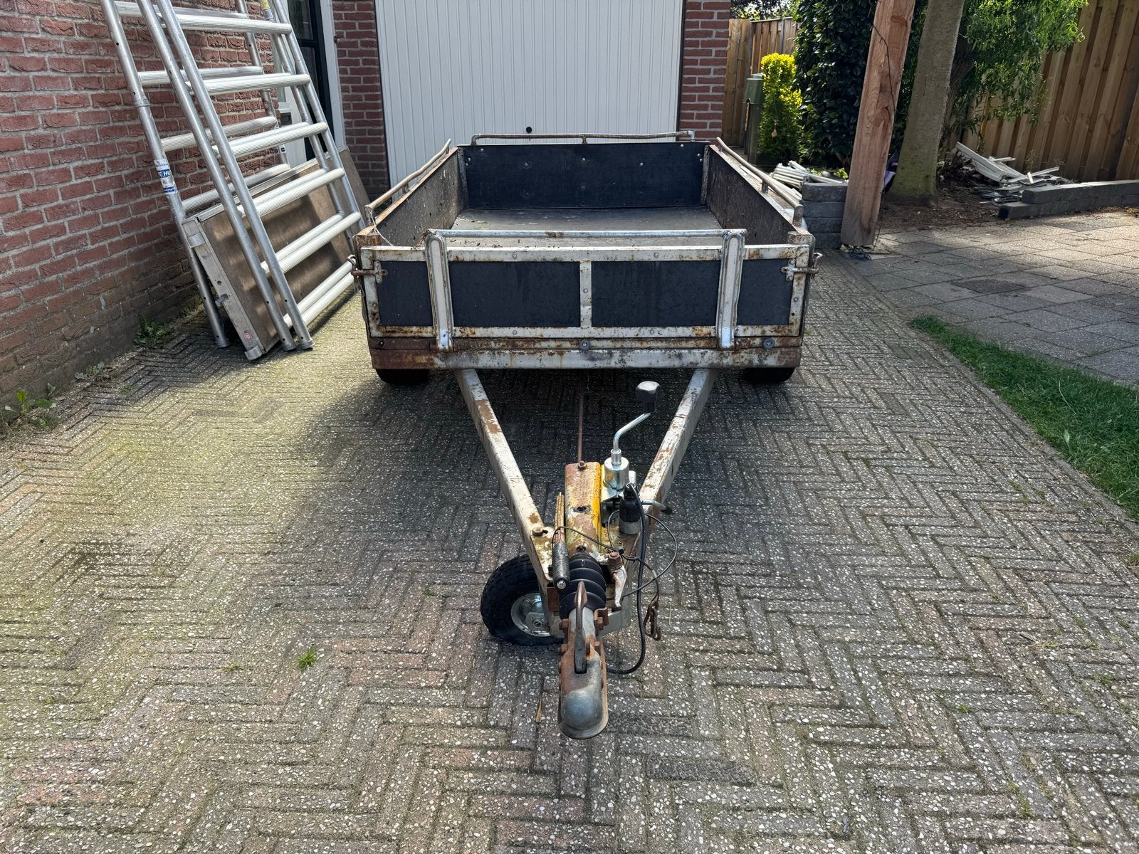 Lichte Geremde Aanhanger - Ideaal voor klussen, Ophalen of Verzenden, Gebruikt