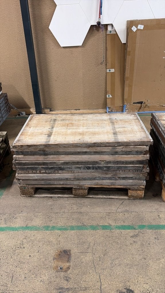 Steenschotten L120xB75 (40 stuks), Ophalen, Gebruikt, Hout