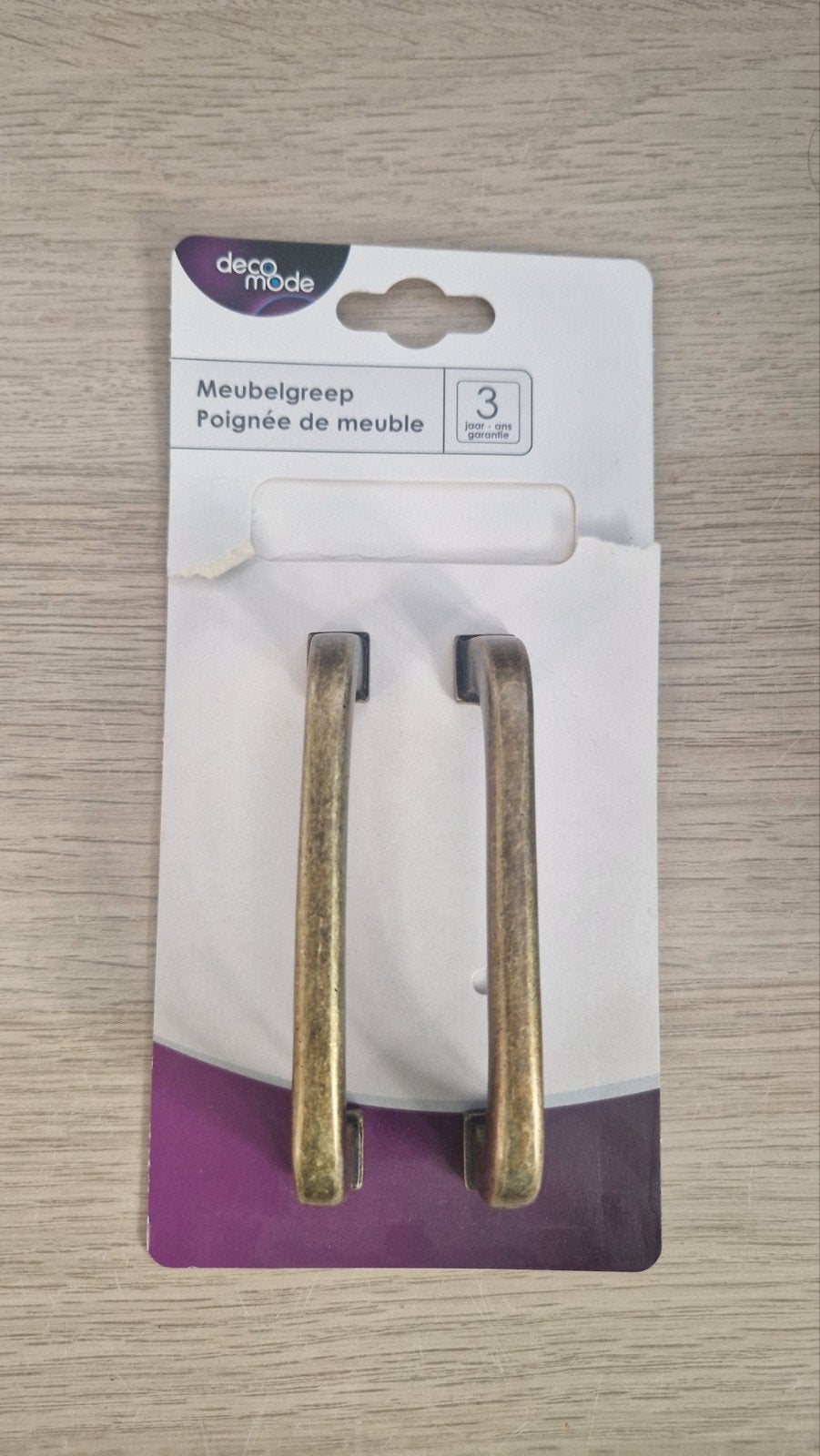 DecoMode Meubelgrepen Oud Messing 96mm - Nieuw in verpakking, Ophalen, Nieuw