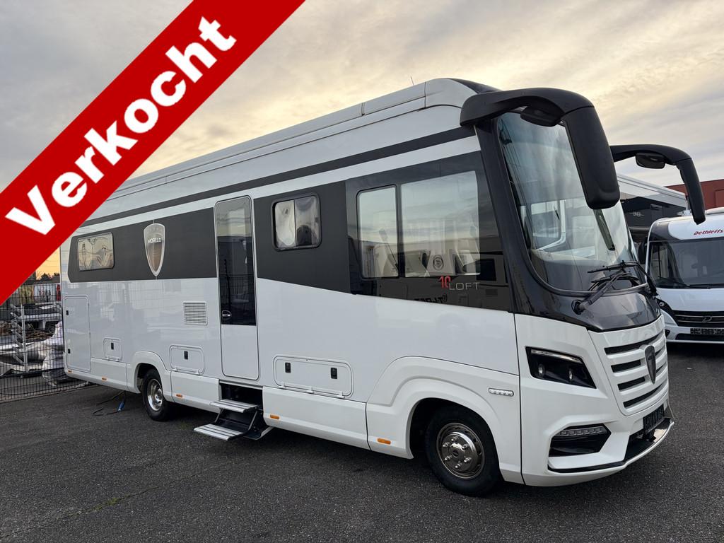 Morelo LOFT 87MB 207pk Aut Queensbed Levelsysteem Luchtverin, Caravans en Kamperen, Campers, Galliersweg 39
5349AT  OSS, NL, Diesel