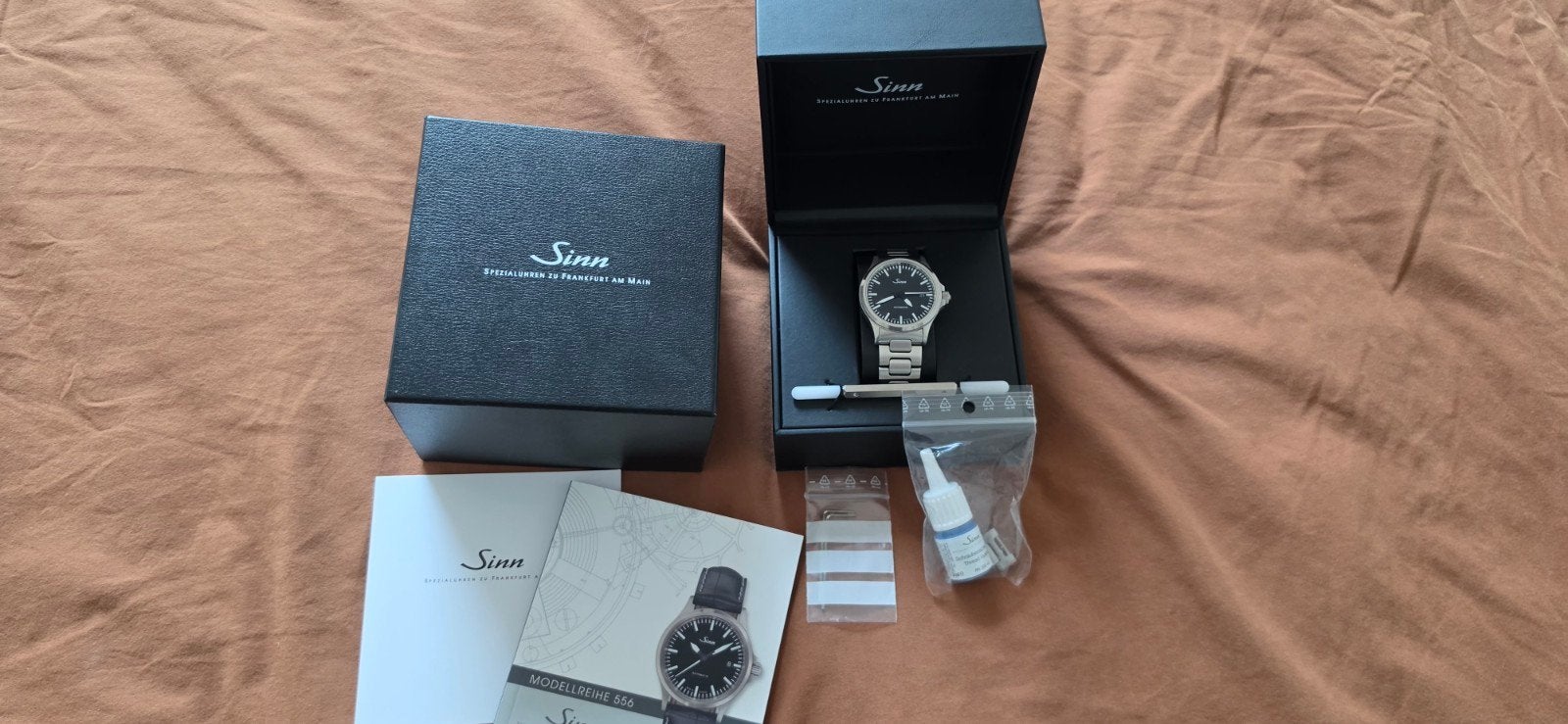 Sinn 556 I  Automatisch Horloge - Zo goed als nieuw, Overige merken, Staal, Staal, Polshorloge