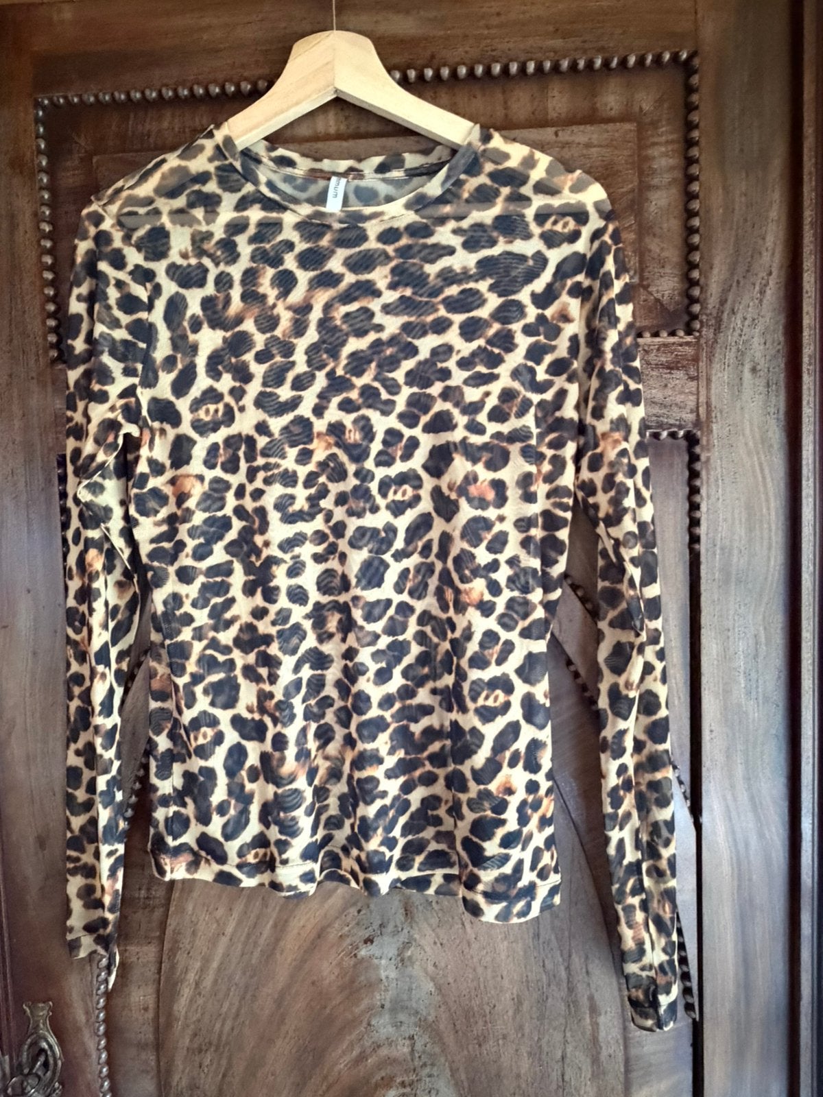 Nieuwe panter mesh top van Summum., Kleding | Dames, Maat 38/40 (M), Bruin, Nieuw, Ophalen of Verzenden