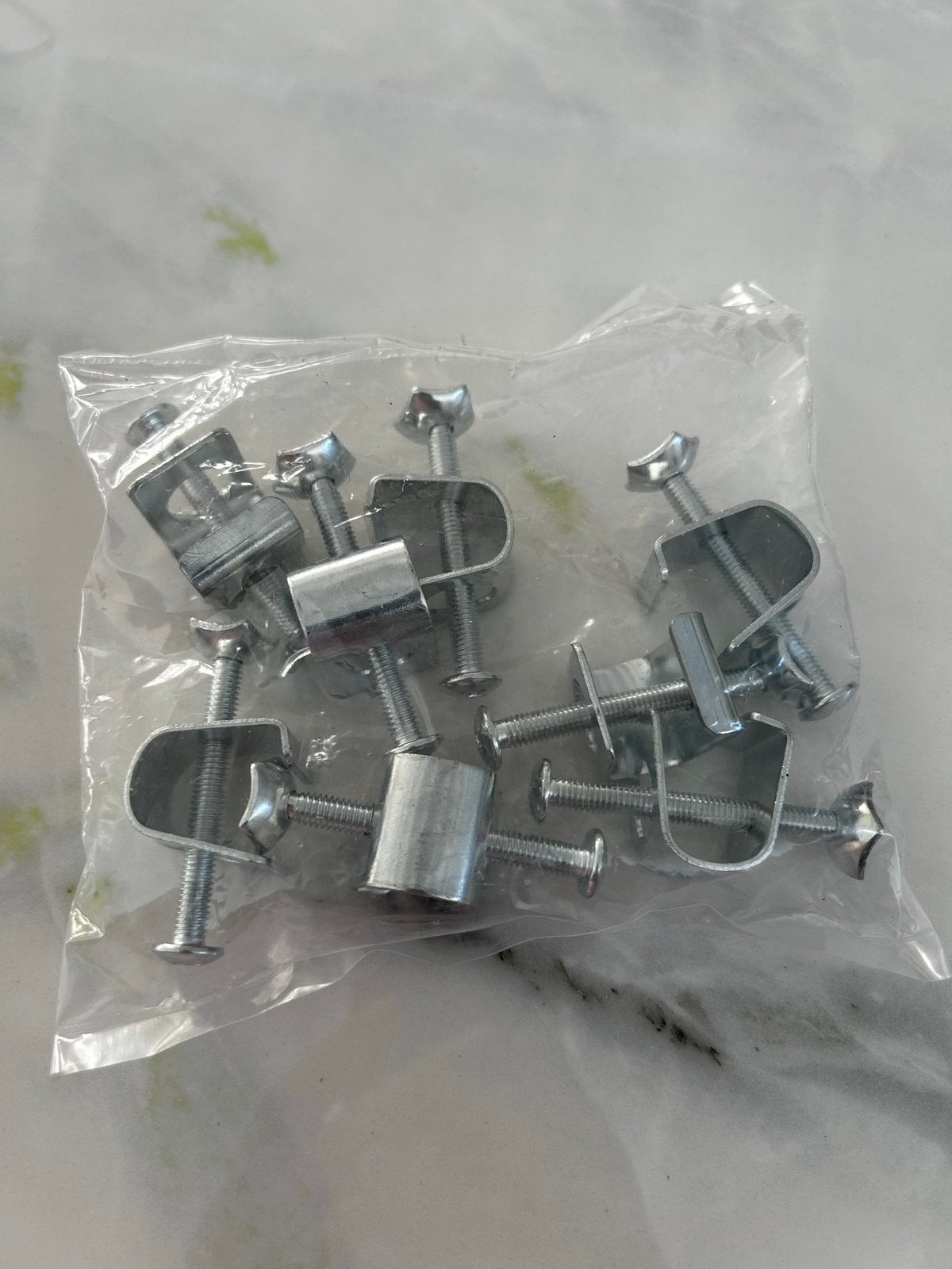 Set van 8 metalen c-klemmen met schroeven, Ophalen of Verzenden, Nieuw, 50 tot 100 mm, Overige typen