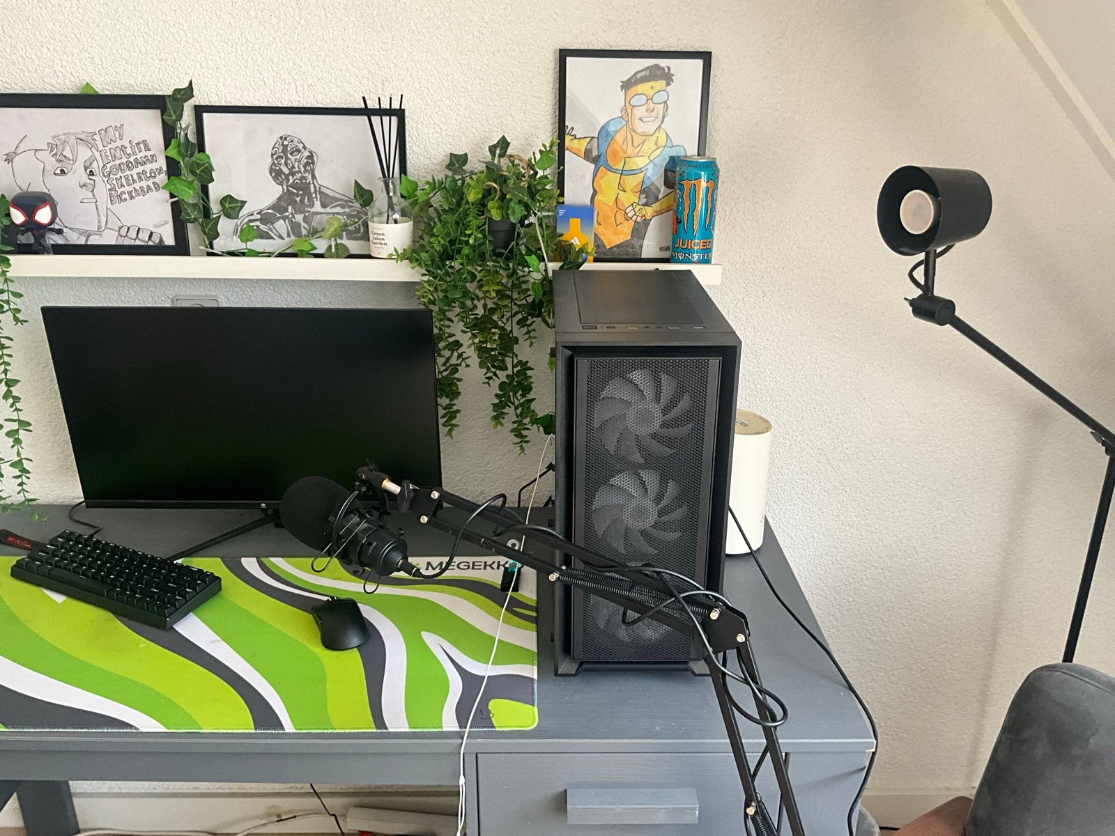 Gaming PC: Ryzen 5500, RX 7600, 16GB RAM, 512GB SSD, Ophalen of Verzenden, Zo goed als nieuw, Gaming, SSD