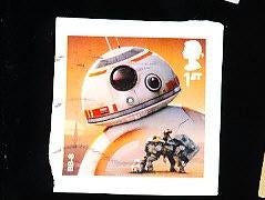 Engeland gestempeld STAR WARS, Postzegels en Munten, Verzenden, Gestempeld