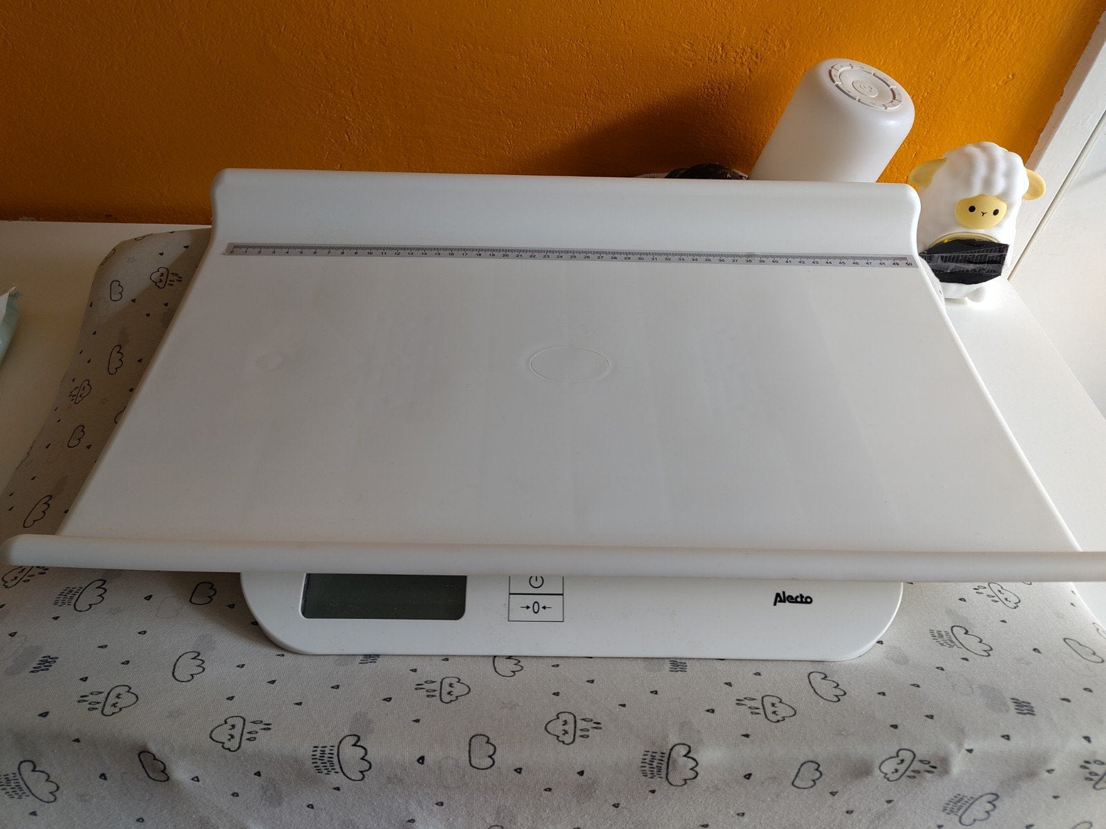 Alecto Babyweegschaal met Lengtemeter - Zo goed als nieuw, Kinderen en Baby's, Ophalen