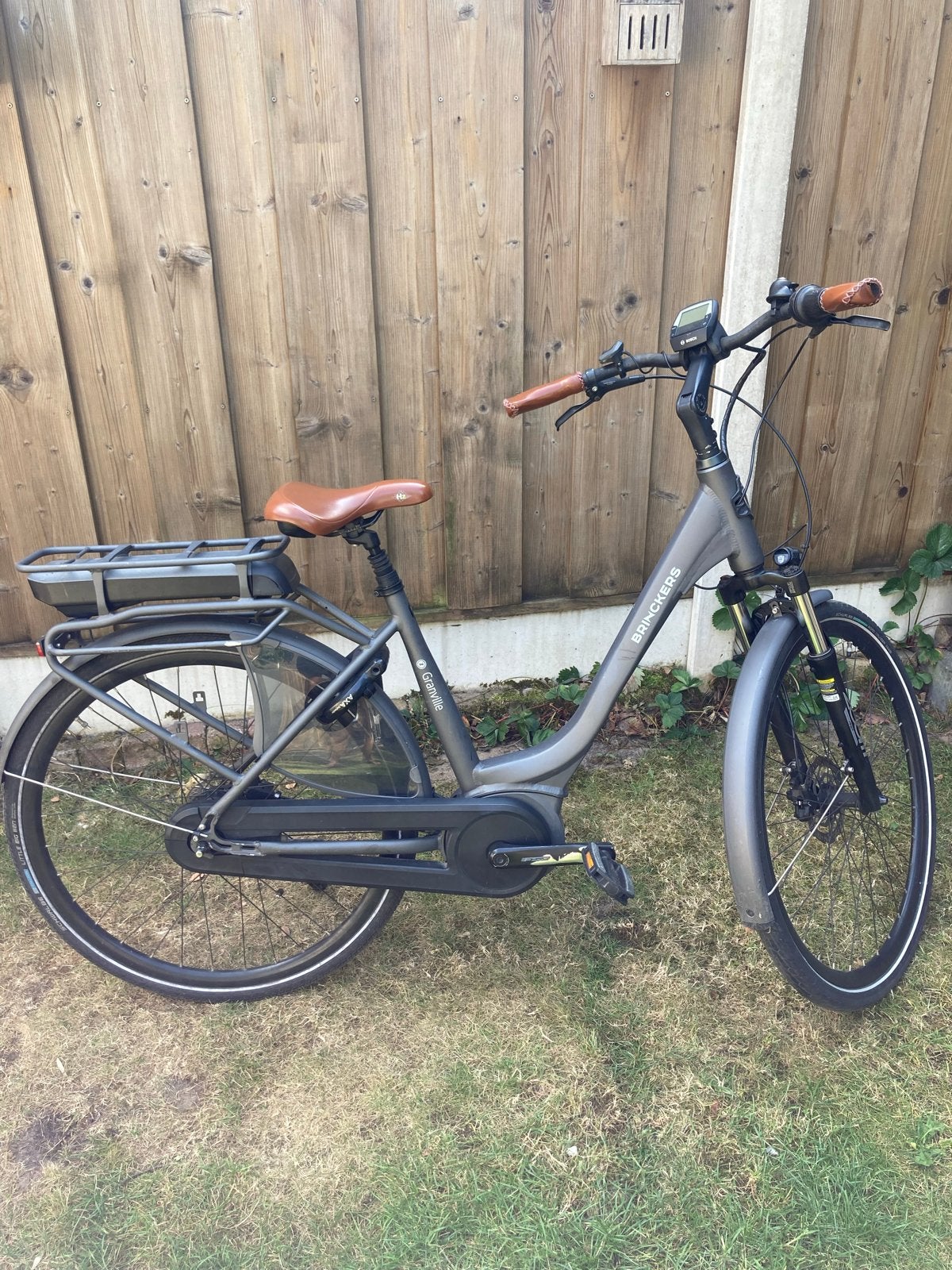 Elektrische Brinckers Granville maat M + gratis fietszitje, Ophalen, Gebruikt, Brinckers, 51 tot 55 cm