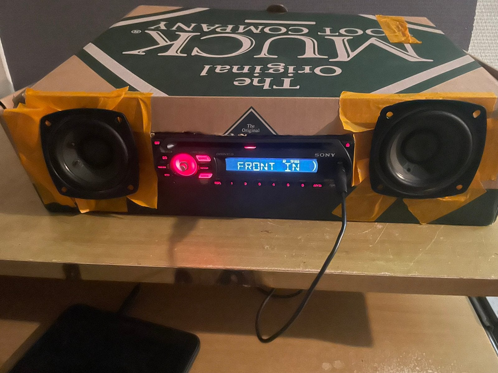 Sony auto radio, Ophalen of Verzenden, Gebruikt