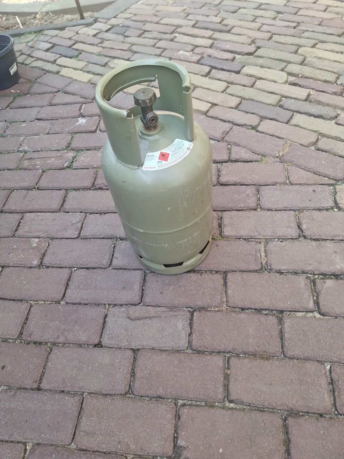 Gasfles 5kilo propaan vol, Ophalen, Gebruikt