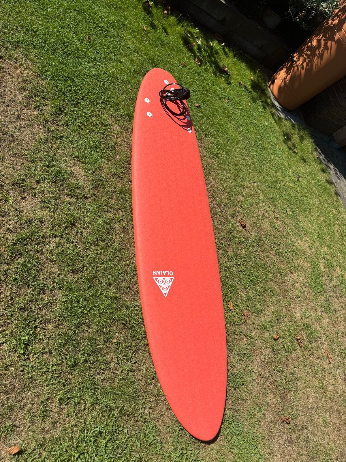 Olaian 500 7' Softtop Surfboard & hoes - Zo goed als nieuw, Ophalen, Zo goed als nieuw, Funboard, Met vinnen
