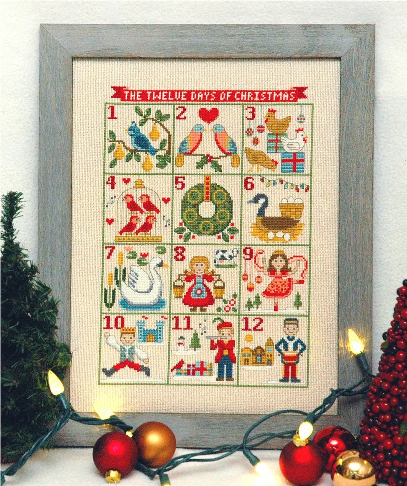 GEZOCHT: Borduurpatroon 'The Twelve Days of Christmas', Ophalen of Verzenden, Nieuw, Handborduren, Patroon