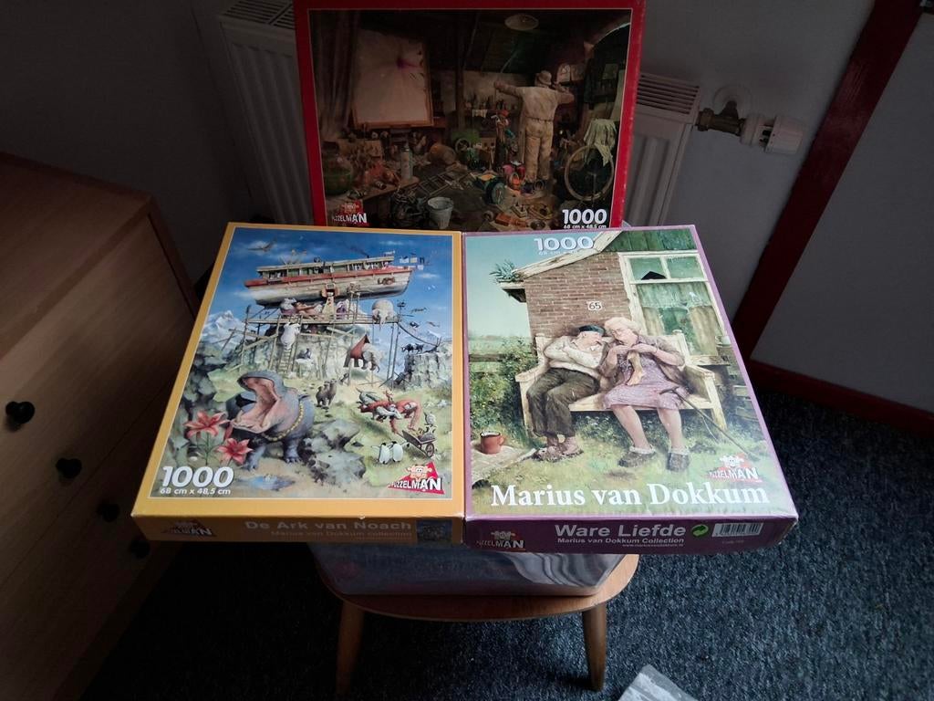 Marius van Dokkum, Ophalen of Verzenden, 500 t/m 1500 stukjes, Gebruikt, Legpuzzel