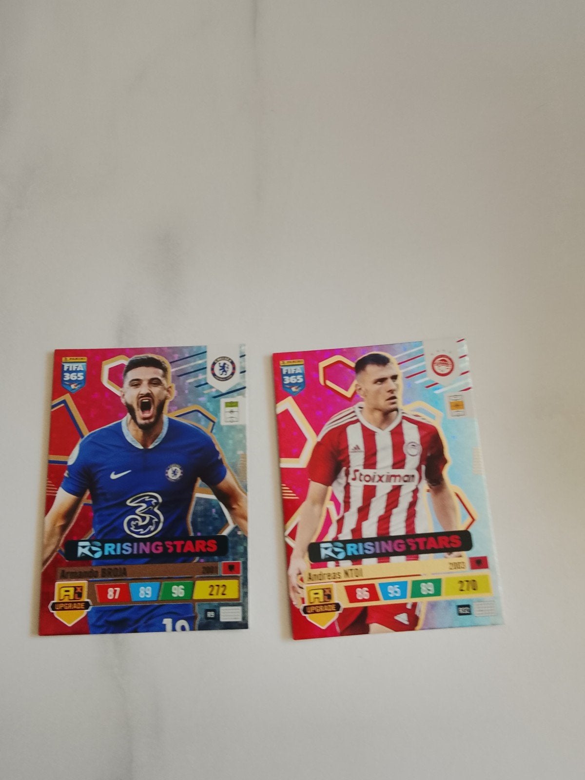 FIFA 365 Rising Stars Voetbal Kaarten - Broja & Ntoi, Ophalen of Verzenden, Zo goed als nieuw, Buitenlandse clubs, Spelerskaart