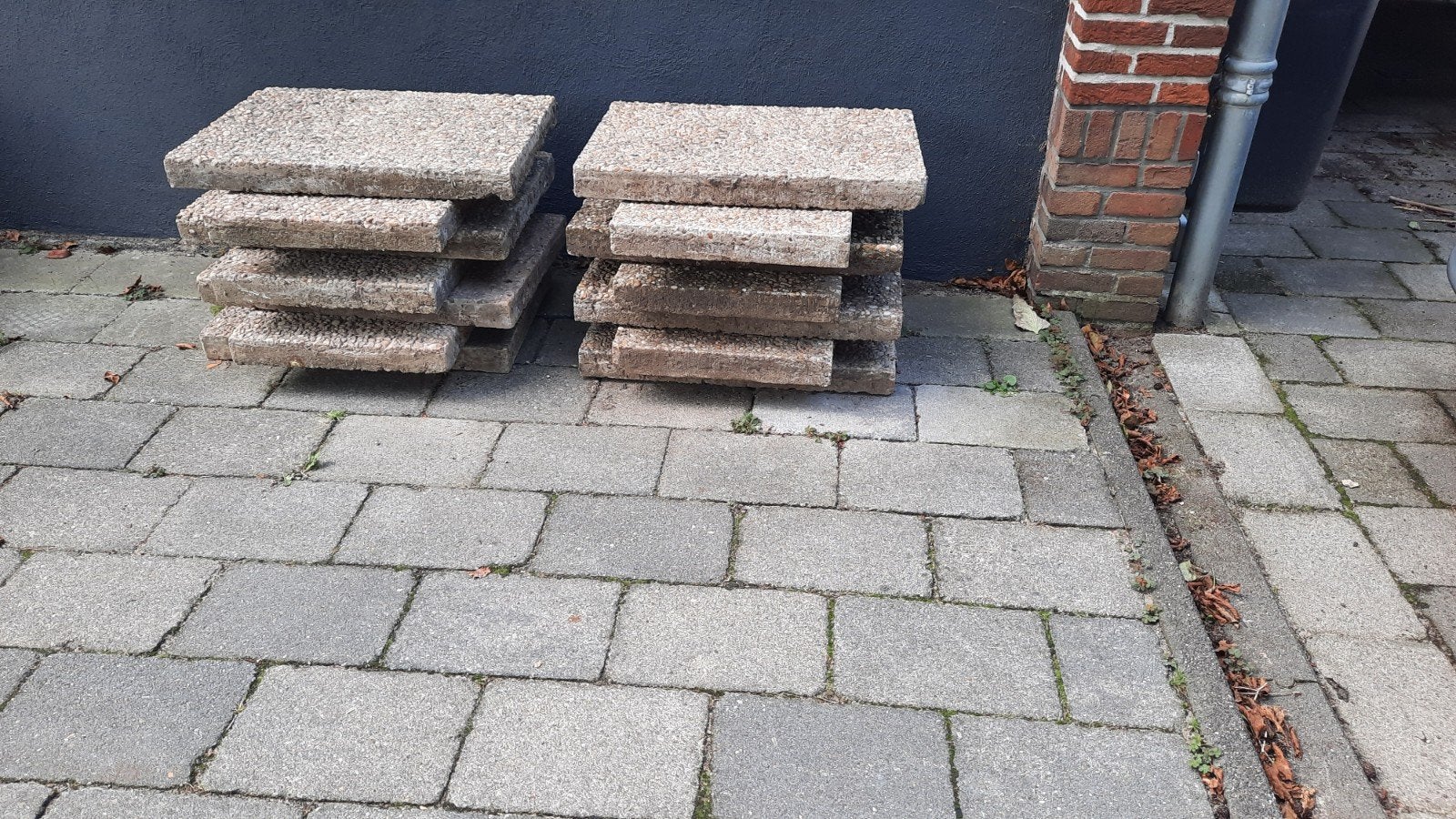 14 gratis grindtegels, Ophalen, Gebruikt, Minder dan 5 m², Beton
