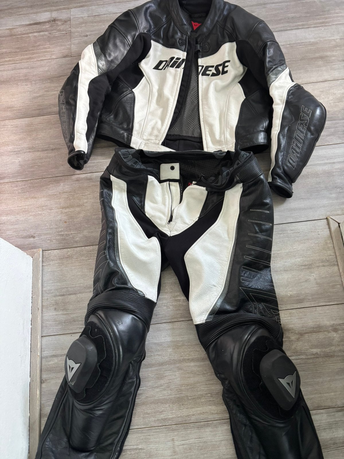 Dainese motorpak leer maat 54, Ophalen of Verzenden, Tweedehands, Combipak
