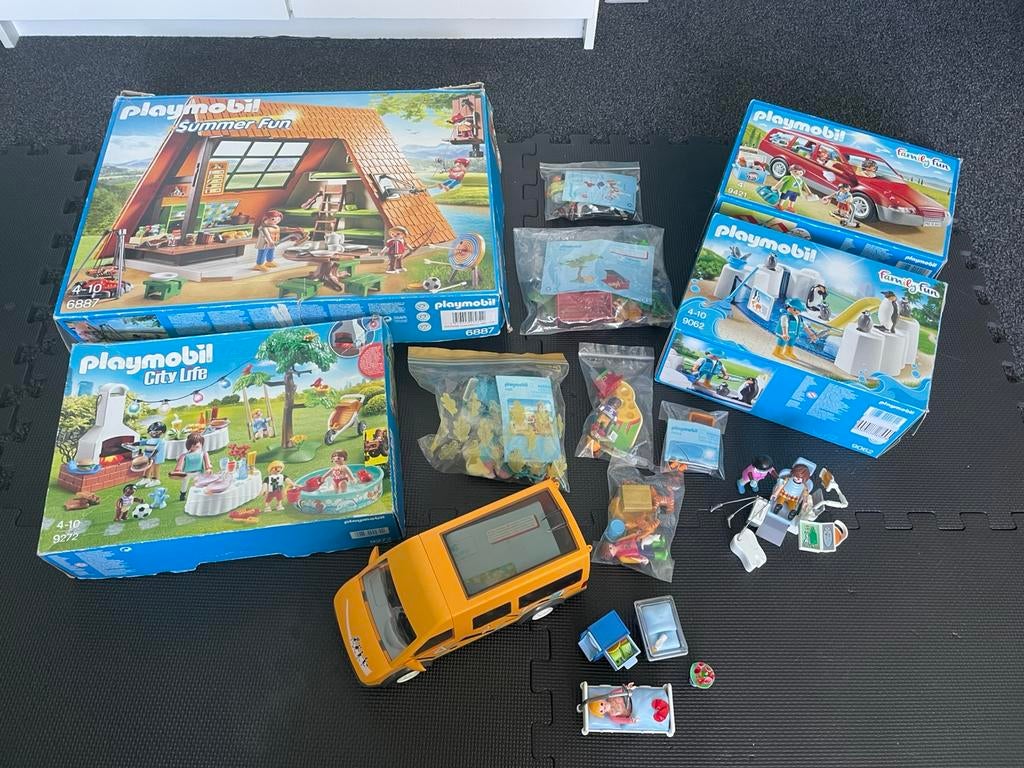 Playmobil city life, country, family fun en summer fun, Ophalen of Verzenden, Gebruikt